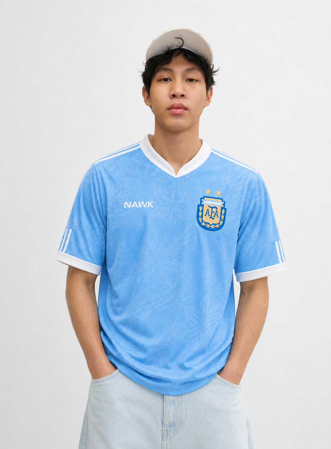 Argentina Sky Football Shirt styled look