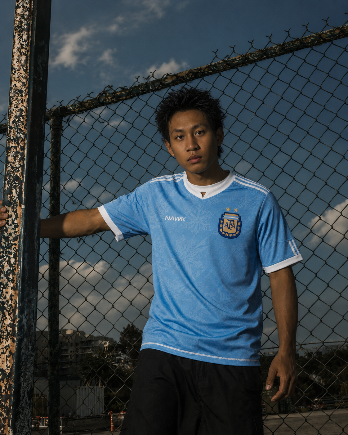 Argentina Sky collection campaign at the court